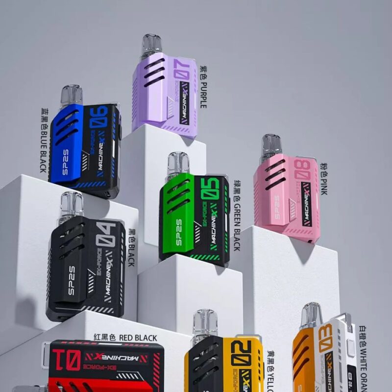 SP2s MAX 換彈式 Pod 電子煙主機|8色可選|6–17W 可調|500mAh Type‑C 快充