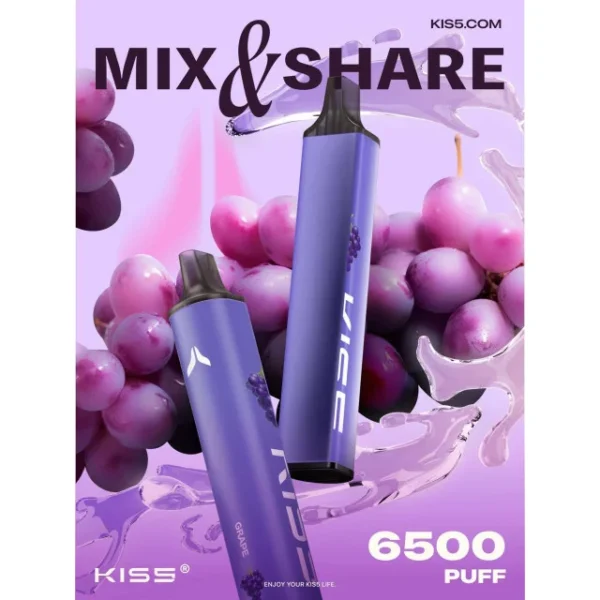凱斯 KISS 6500口抛棄式電子煙 可充電 創新混搭,點燃味覺新體驗:圖片 5
