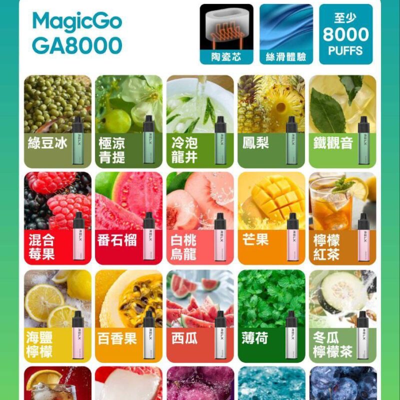【RELX】悅刻 RELX GA8000拋棄式 電子煙8000口一次性大容量陶瓷霧化芯 台灣現貨