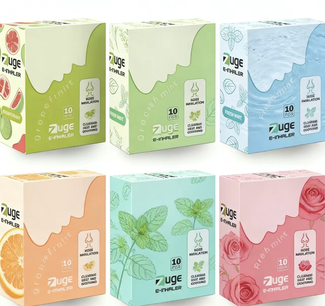 ZUGE E-Inhaler 草本雾化鼻通 🈚️尼古丁、🈚️焦油,健康0️⃣负担