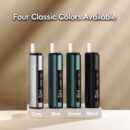 HiTaste E40 Pro 二回機全色系外觀，銀色/藍色/綠色/黑色，TEREA專用可調溫加熱器
